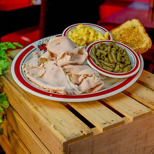 BBQ Turkey Plate.
