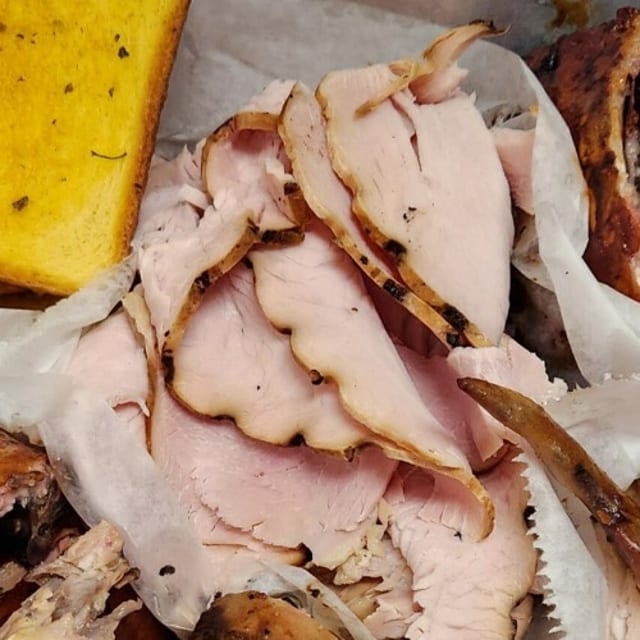 BBQ Turkey Plate.