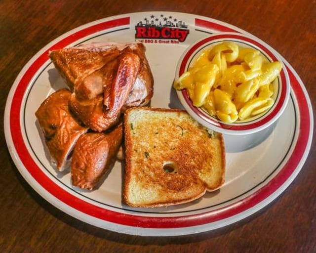 BBQ Chicken Plate.